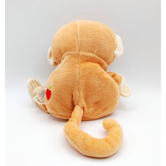 Apple Park Monkey Hand Puppet Organic Picnic Pal Stuffed Animal Plush 9" - Picture 3 of 6